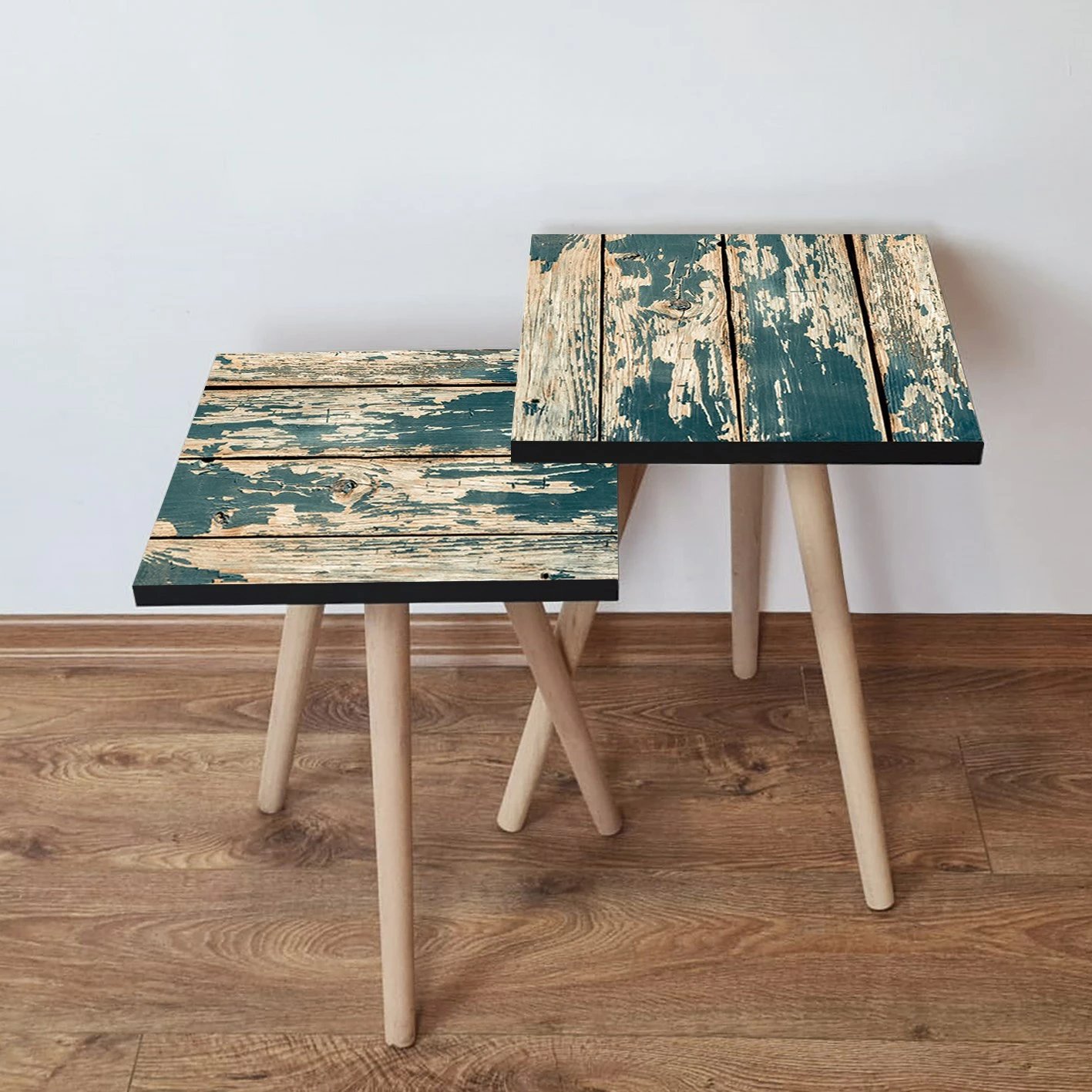 Tavolina ndihmëse të vendosshme (2 copë), Skye Decor, 2Shp5, ngjyrë e gjelbër