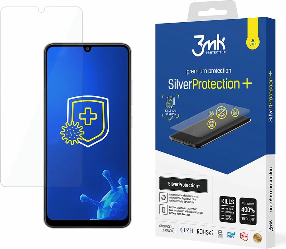 Mbështjellës 3mk Protection SilverProtect+ për Samsung Galaxy A33 5G, Antimikrobik, Transparent