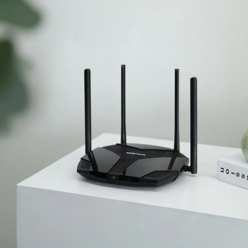 Router Wi‑Fi, Mercusys MR80X, deri 2.5Gbps, 3–6 porte
