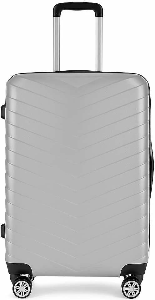 Valixhe udhëtimi mesatare, ngjyrë argjendi, Wexta Wx-1001, Zoozie Bags
