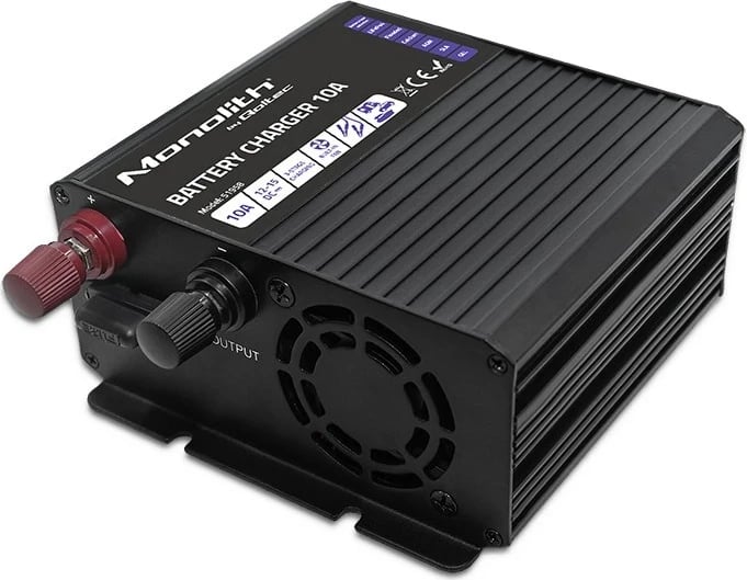 Karikues baterie Qoltec 51958 Smart Monolith për LiFePO4 AGM GEL SLA, 10A, 12V Karikues baterie Qoltec 51958 Smart Monolith për LiFePO4 AGM GEL SLA, 10A, 12V