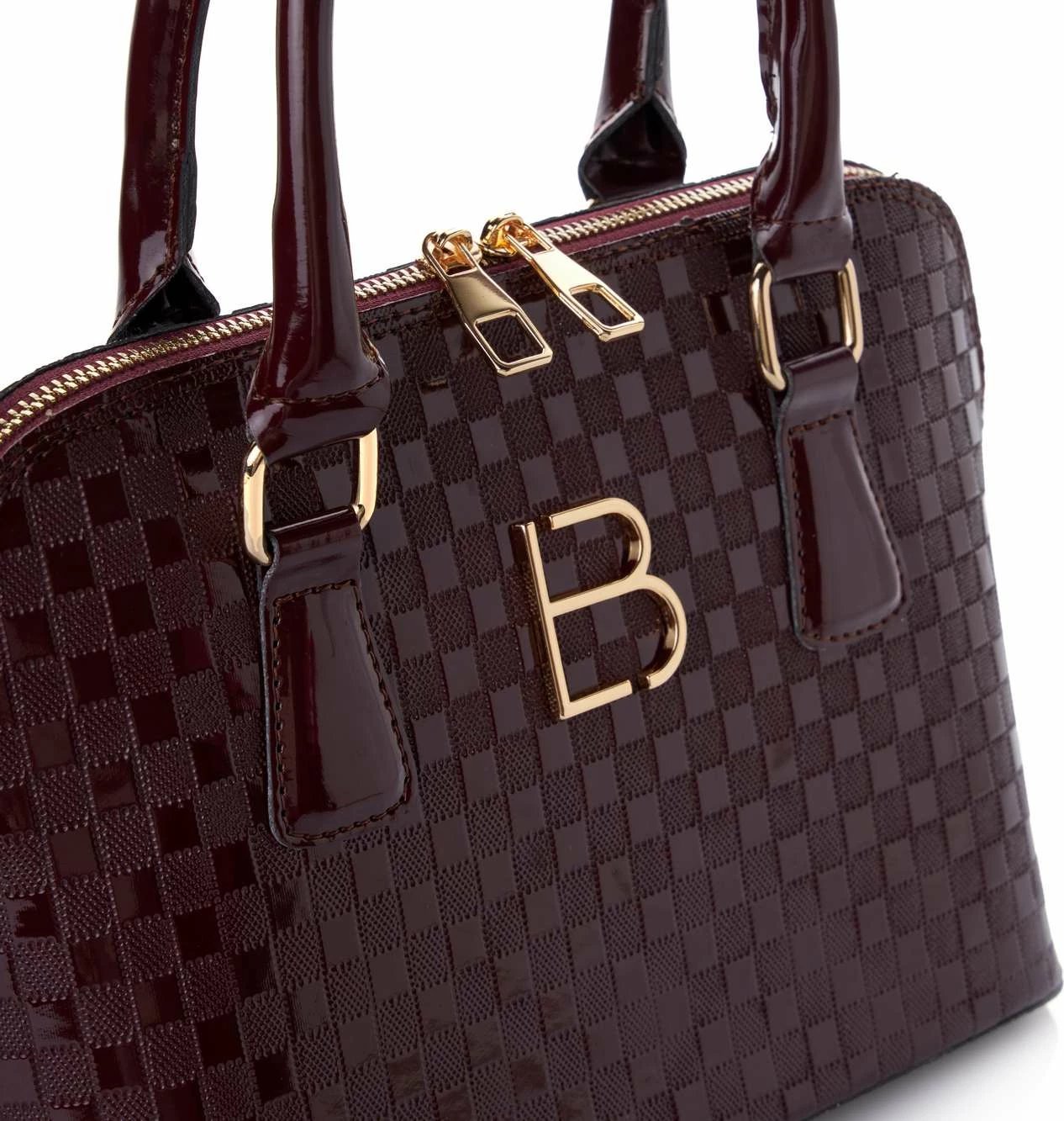 Çantë shpatullash Lucky Bees, Brigitte, ngjyrë e kuqe e errët