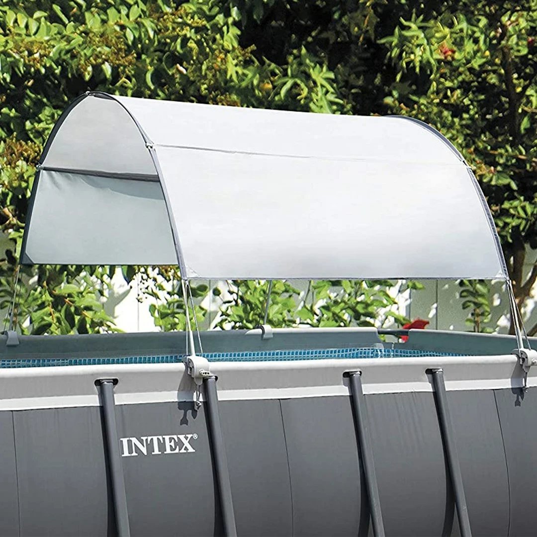 Mbulesë pishine Intex 28054, plastike, e bardhë