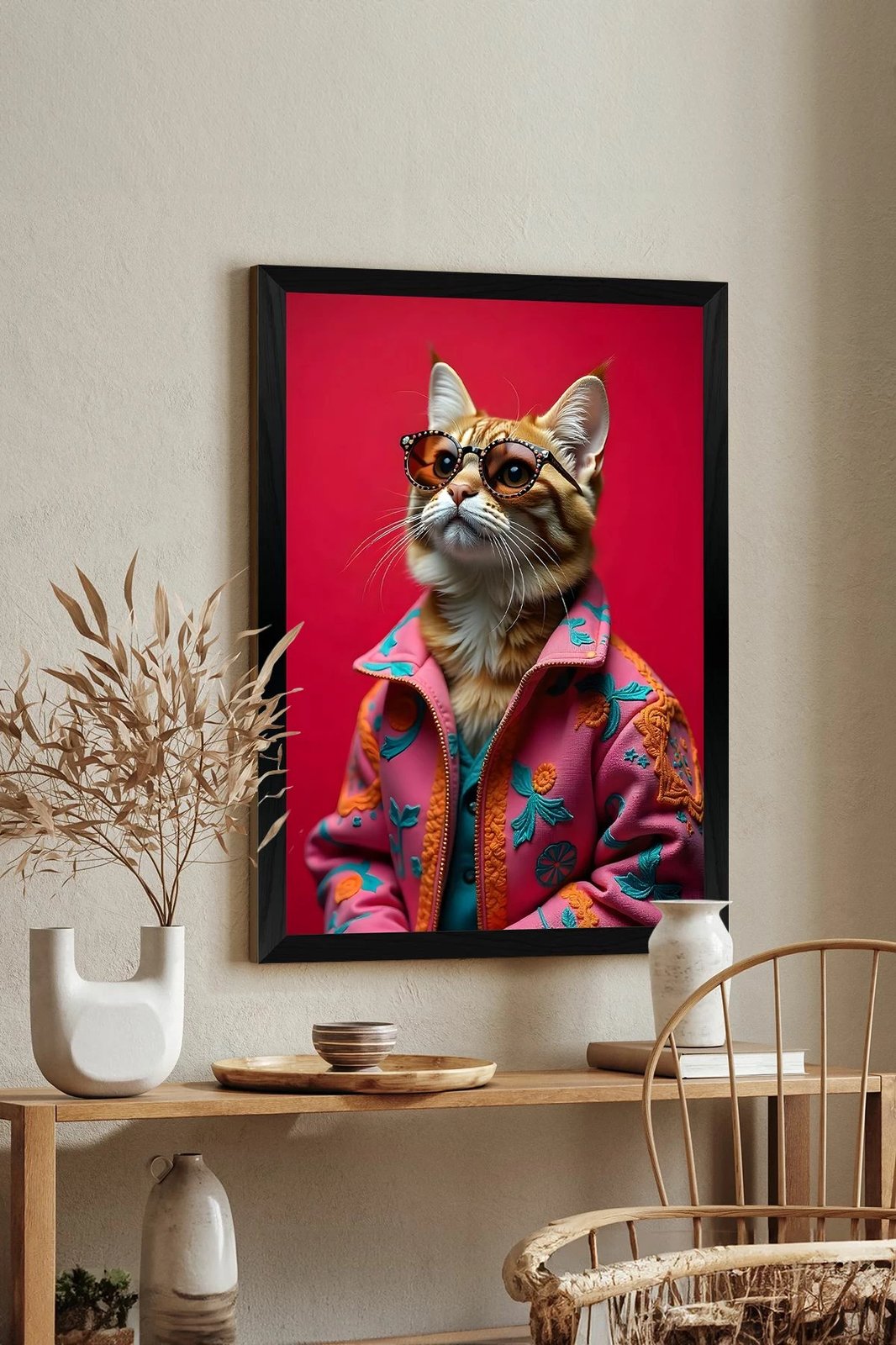 Pikturë dekorative, shumëngjyrëshe, Arthynmodel2030-28, 20x30cm