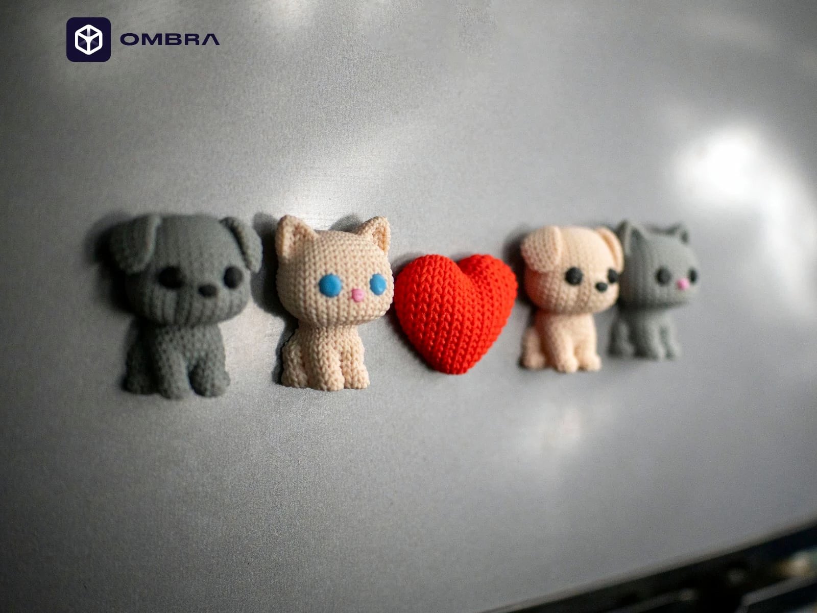 Heart Fridge Magnet - e Kuqe