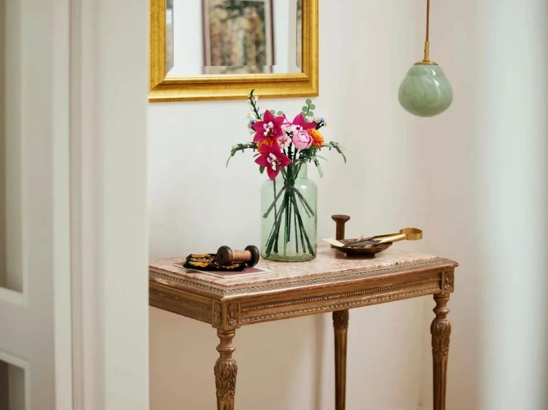 Set ndërtimi LEGO Botanical Collection 10342, Beautiful Bouquet of Pink Flowers, 749 pjesë, Rozë