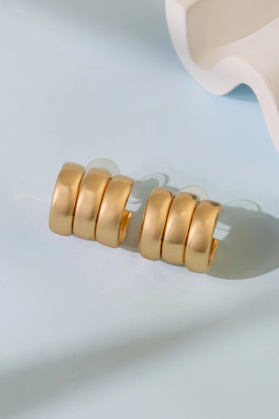 Vathë metalik Elika, ngjyrë ari, ELKGC68440