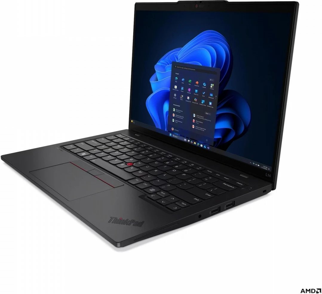 Laptop Lenovo ThinkPad L14 Gen 6 21SE002APB, AMD Ryzen AI 5 PRO 340, 32GB RAM, 512GB SSD, 14.0-inç WUXGA, Radeon 840M, Copilot+ PC, Windows 11 Pro, e zezë