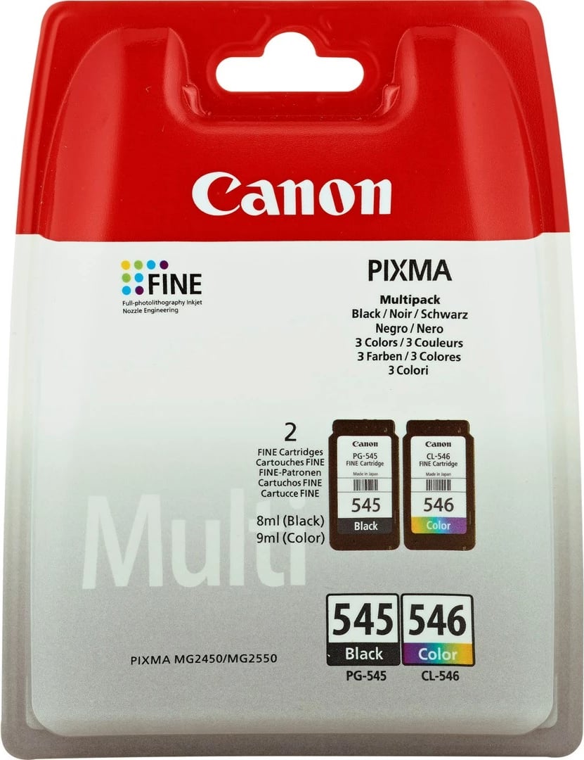 Ngjyrë për printer Canon PG-545/CL-546, 2 copë