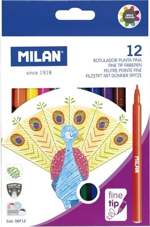 MILAN FLLAMASTER FINE TIP 06F12