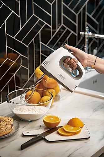 Mikser dore, Camry, CR 4220, 300W nom/750W max, 5 shpejtësi, i bardhë Mikser dore, Camry, CR 4220, 300W nom/750W max, 5 shpejtësi, i bardhë