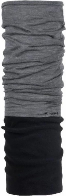 Bandanë Viking Merino Polartec për Meshkuj dhe Femra, e Zezë dhe Gri