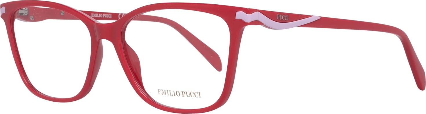 Kornizë optike për femra Emilio Pucci, të kuqe