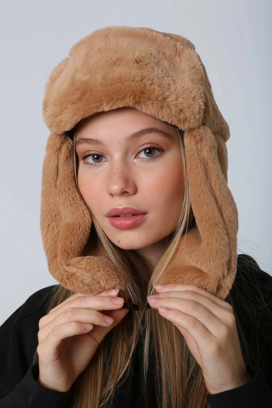 Beretë për gra, ngjyrë camel, Jumeon, Bere1127