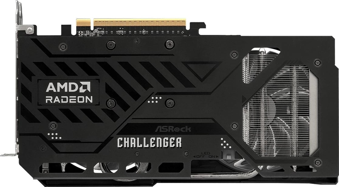 Kartë grafike Asrock AMD Radeon RX 9060 XT Challenger, 16 GB GDDR6, e zezë