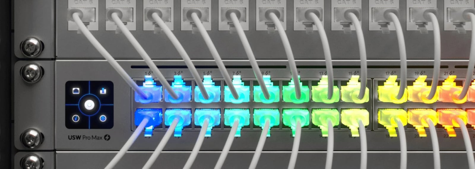 Kabëll rrjeti Ubiquiti UACC-Cable-Patch-EL-0.3M-W, Cat6, Translucent, Bardhë