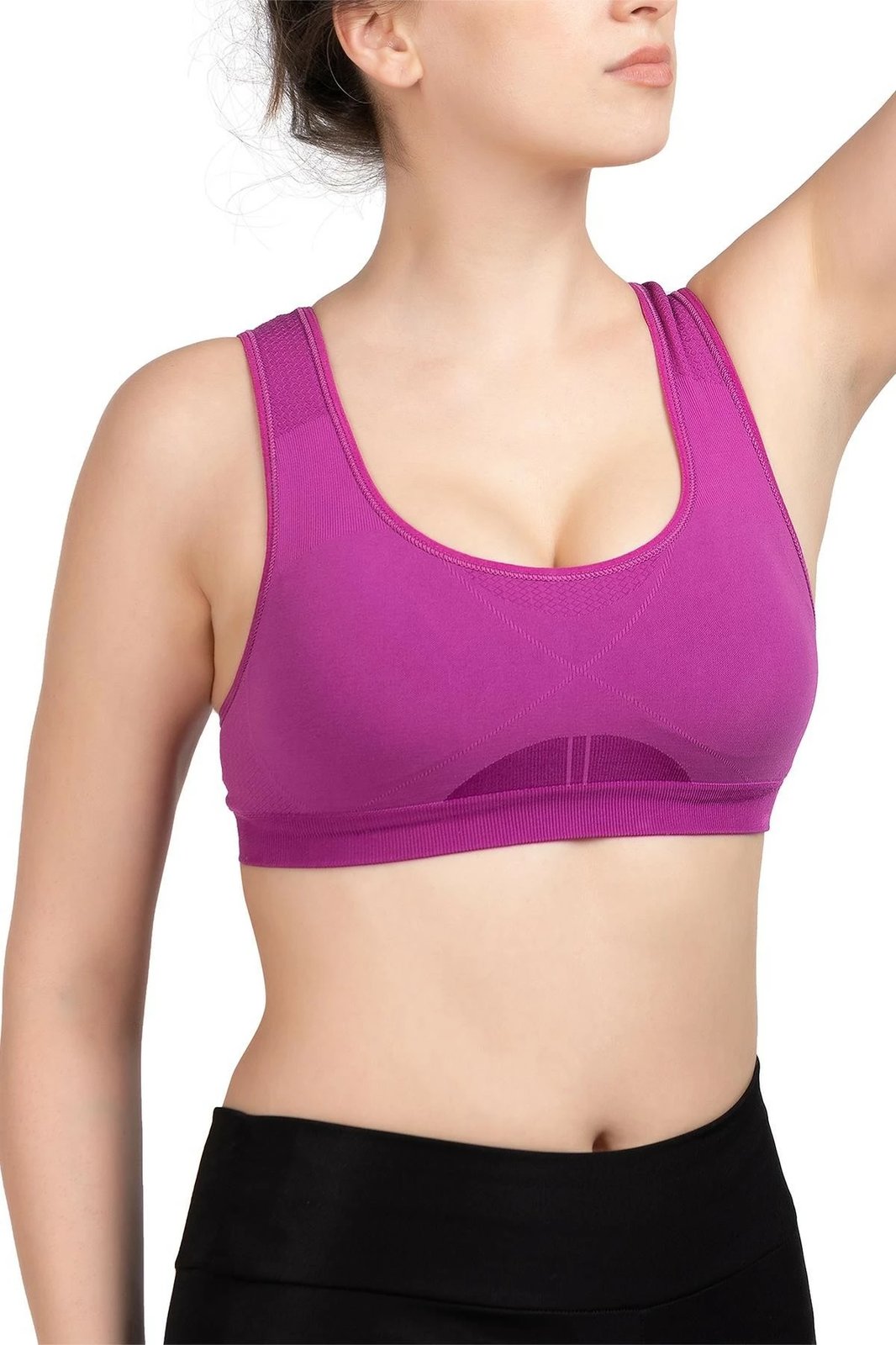Bra sportiv Jumeon, magenta, 001-001386