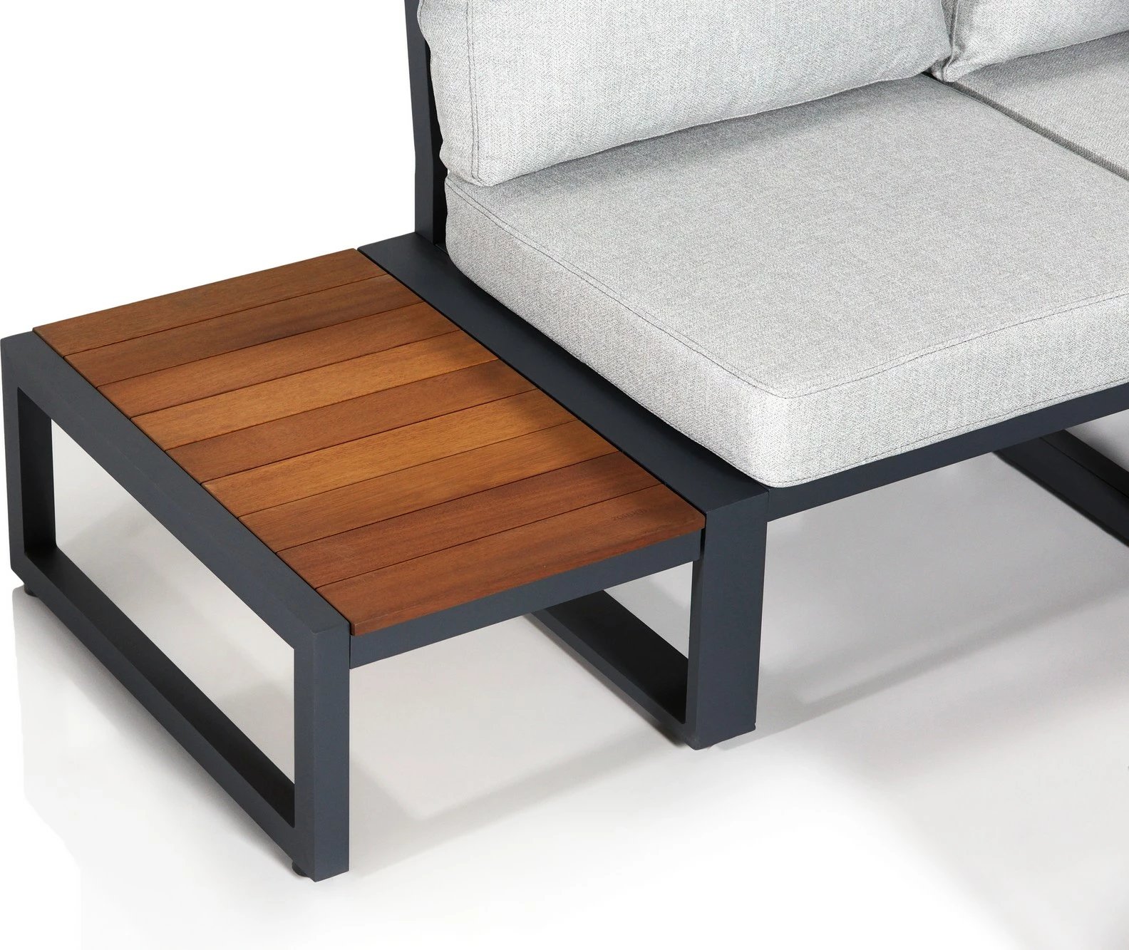 Set lounge për kopsht Skye Decor, La Puerta, antracit, krem