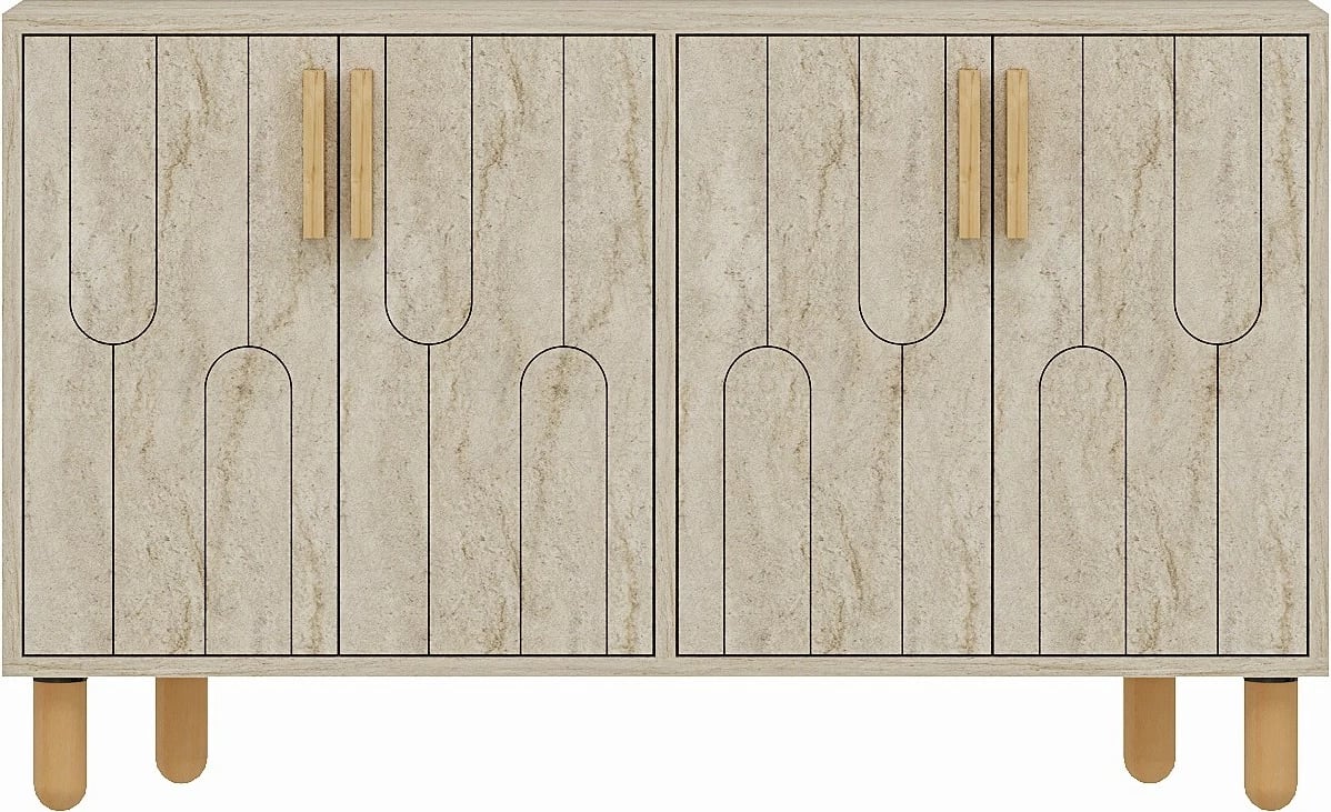 Konsol Skye Decor, Vincent, ngjyrë travertin