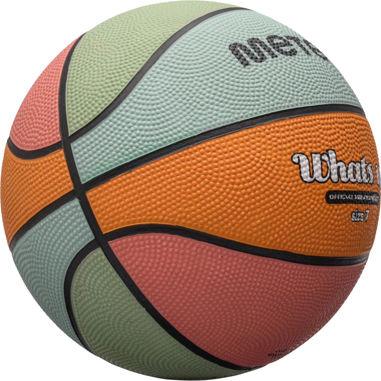 Top basketbolli Meteor për meshkuj, kaltër-portokalli