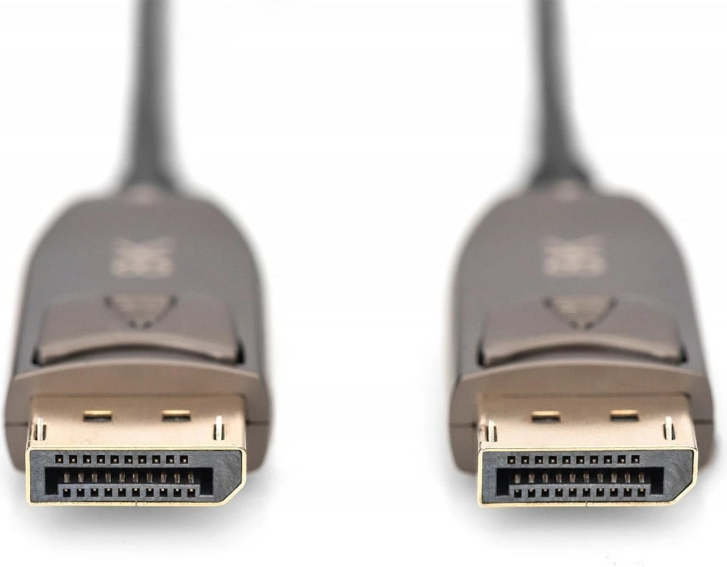 Kabllo DisplayPort Digitus AK-340107-200-S, Hybrid AOC, 20m, 8K/60Hz, e zezë