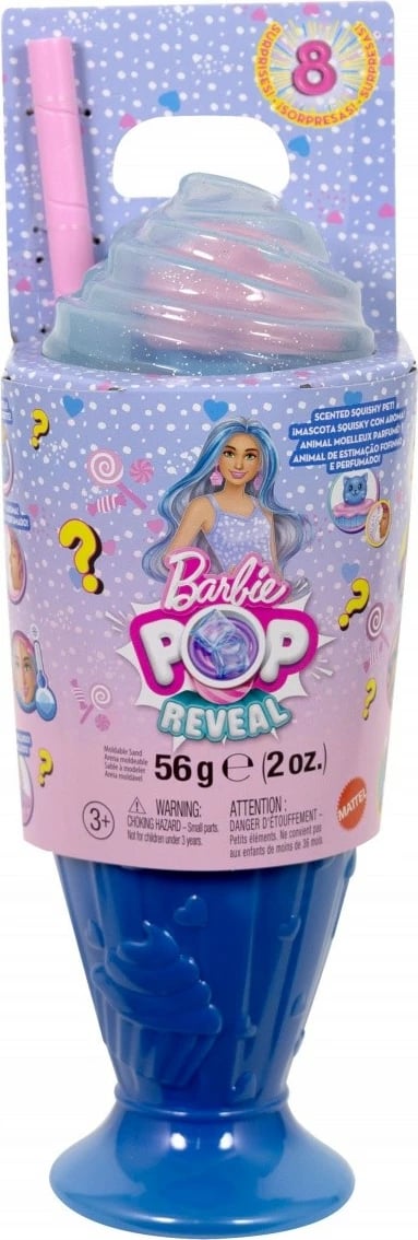 Kukull Barbie Pop Reveal Stylish Dessert Series me aksesorë, Mattel, JFY00/JFY61