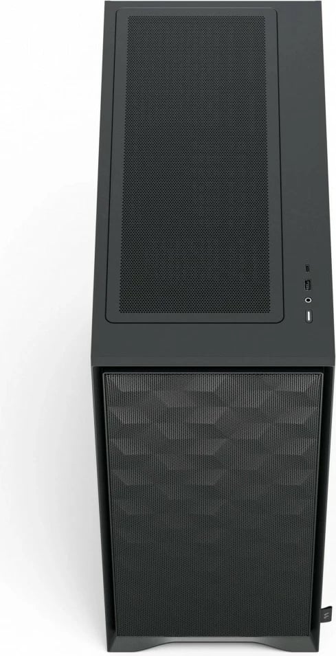 Kasë Fractal Design Pop 2 Air FD-C-POA2A-02, Midi Tower ATX, xham i kalitur, 3x120 mm, USB-C, e zezë