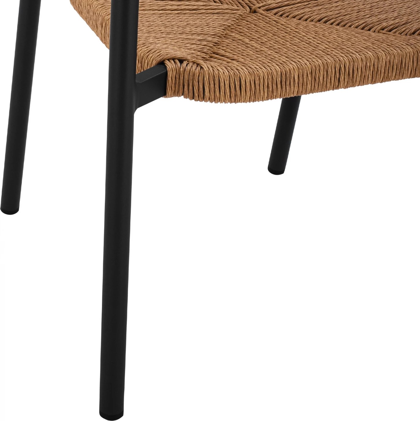 Karrige alumini me litar PE, ngjyrë bezhë, FH5786.02, 55.5x50x77.5 cm