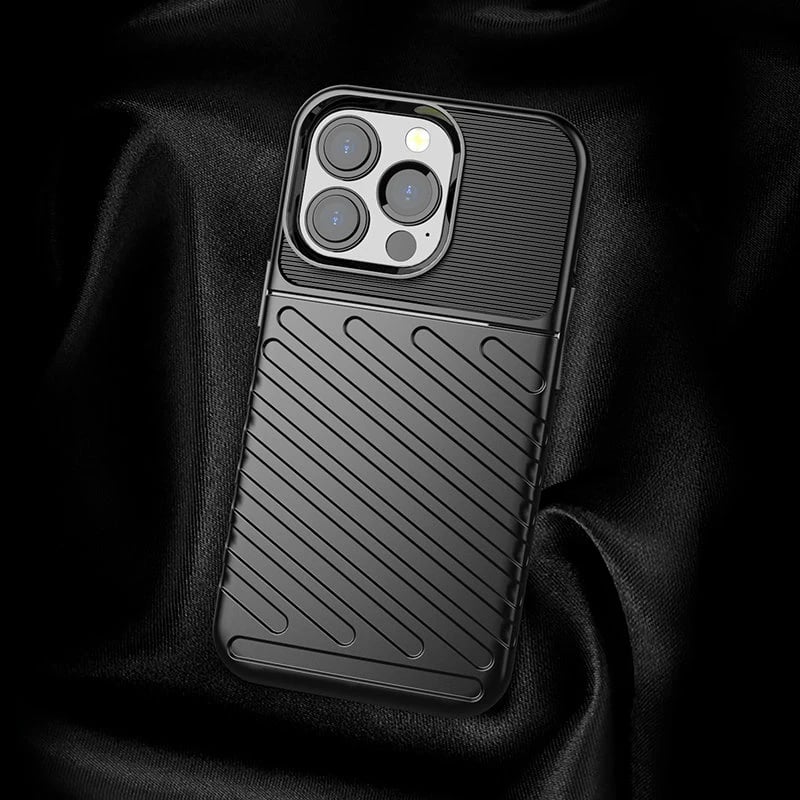 Mbështjellës Hurtel Thunder Case për iPhone 13 Pro, TPU, kaltër