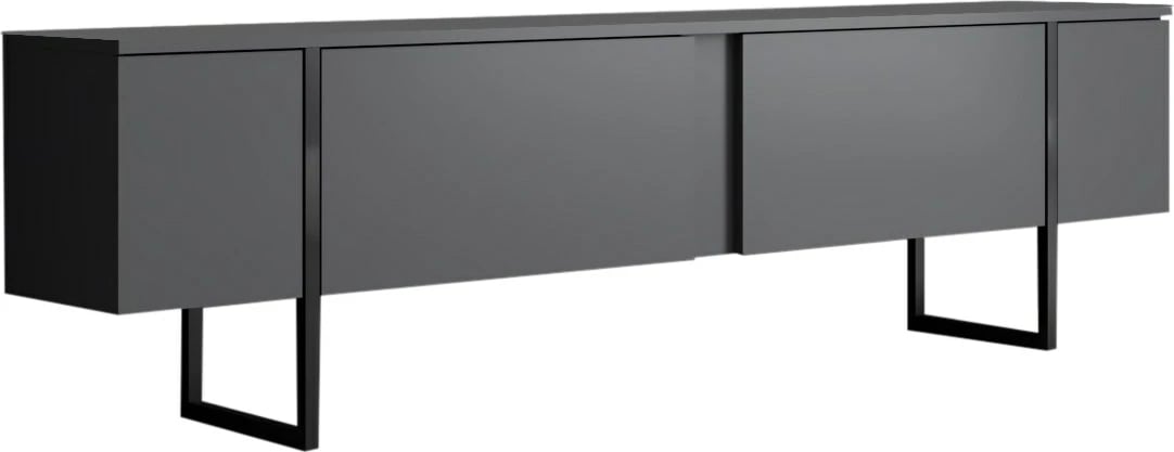 Set mobiljesh për dhomë dite, Luxe, antracit, e zezë