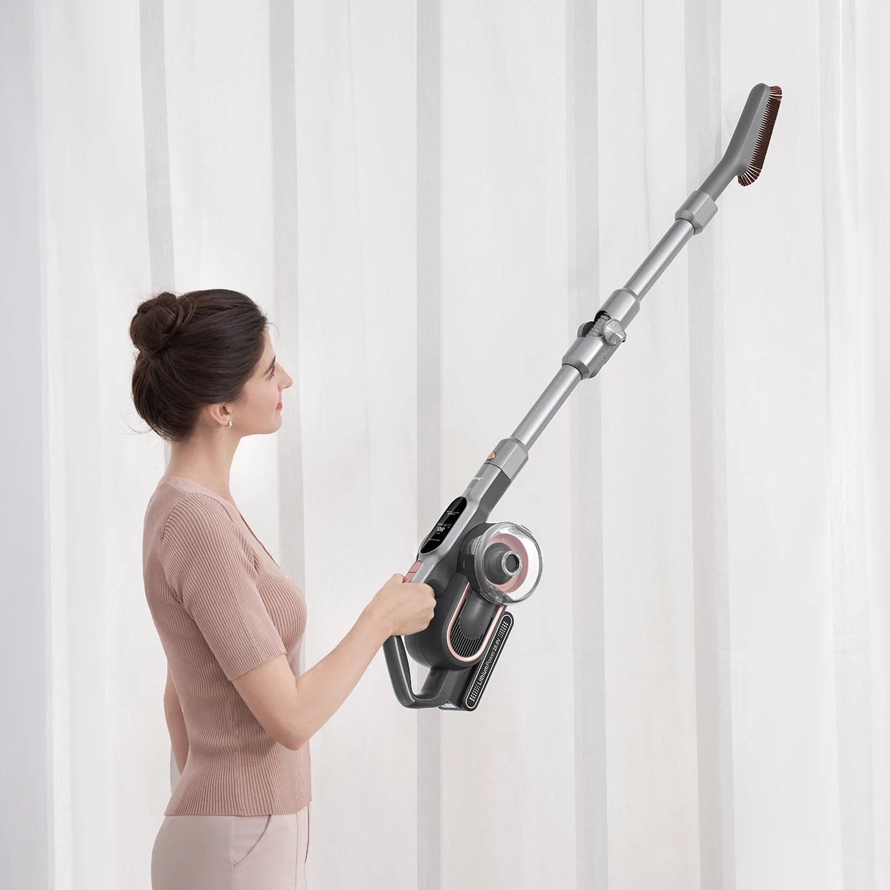 Fshesë me korrent pa kabllo JIMMY H10 Pro, 0.6L, 245 AW, Silver/Gri