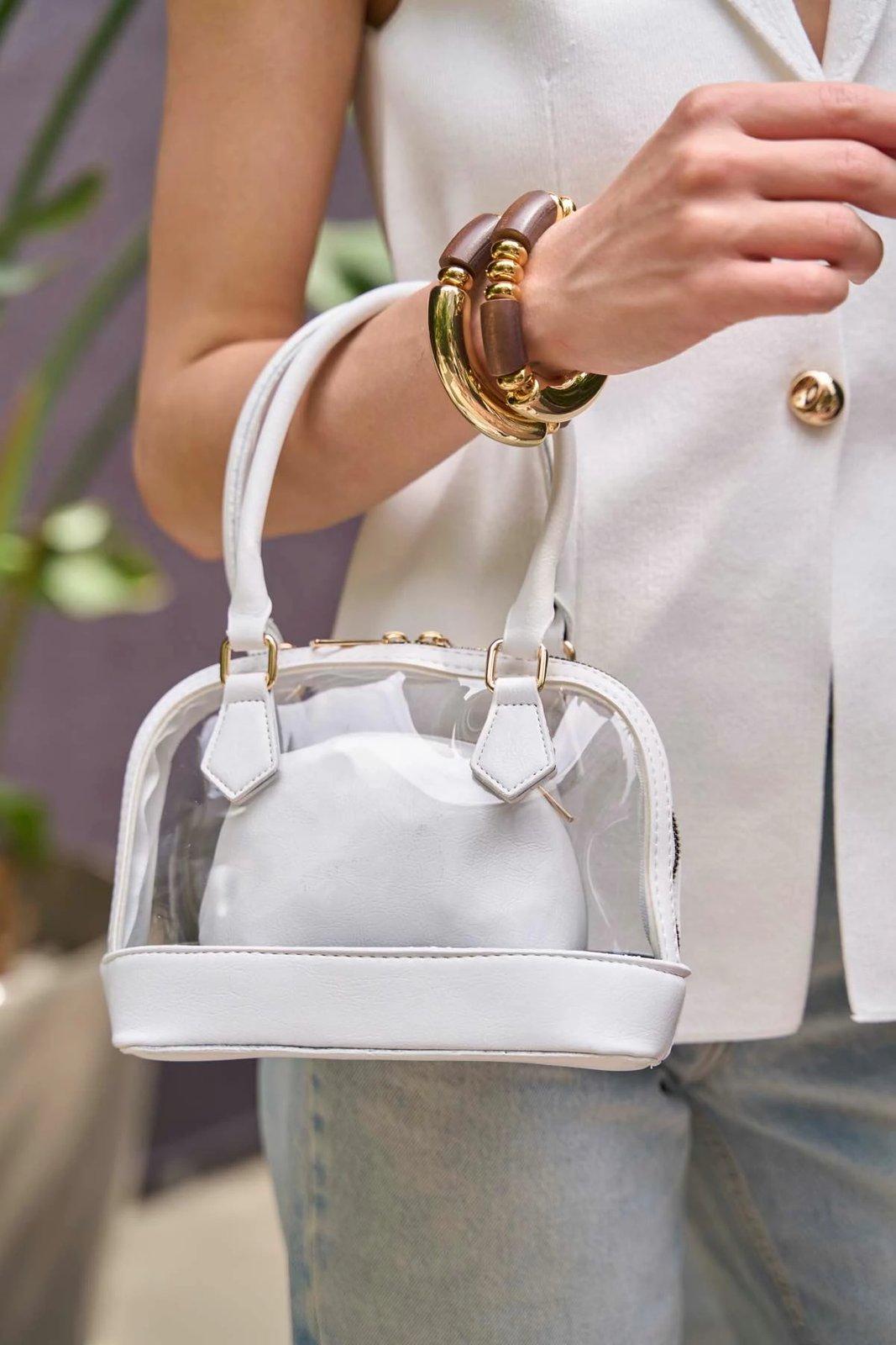 Çantë dore Zoozie Bags, MK1020225SV10-023, e bardhë