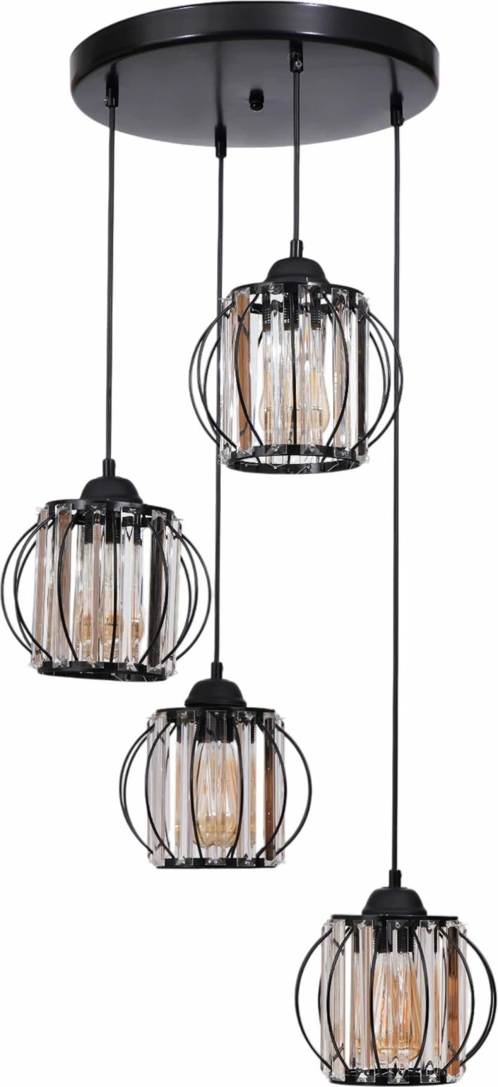 Llambë tavani Opviq, e zezë, 9042-4