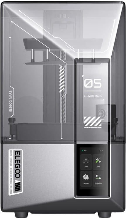 Printer 3D Elegoo Mars 5 Ultra, MSLA, 7" 9K LCD, 150 mm/h, WiFi, Gri