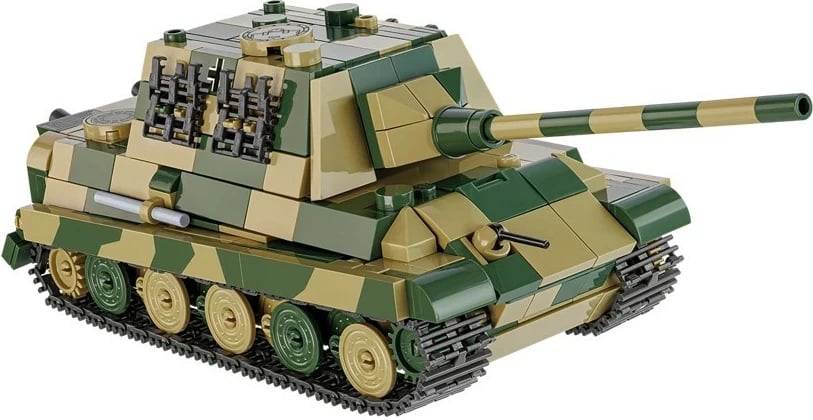 Set ndërtimi Cobi Klocki Panzerjäger Tiger Ausf. B Jagdtiger, 528 pjesë, kamuflazh