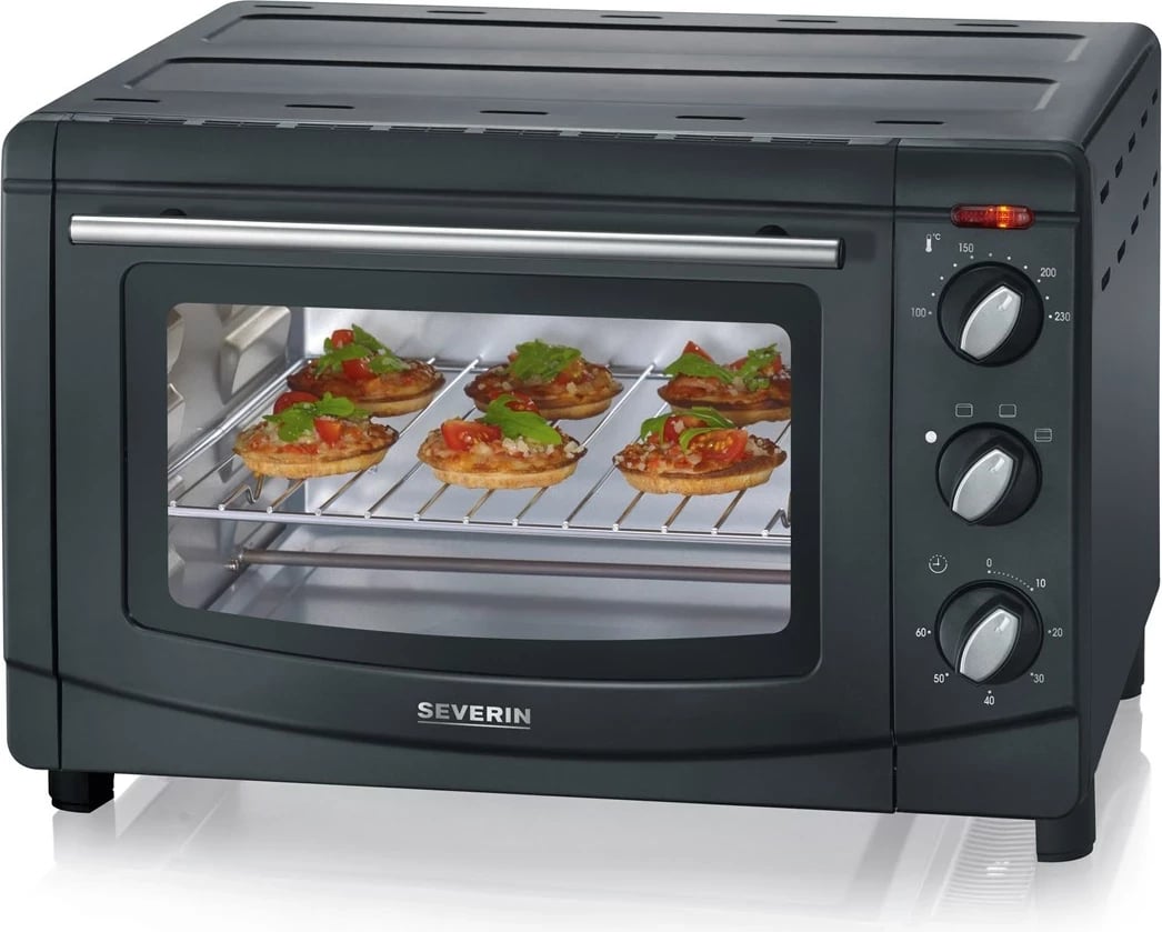 Mini furrë SEVERIN TO 2067, 20L, 1500W, e zezë