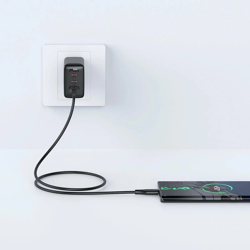 Kabllo USB Acefast C3-04, 1.2m, 3A, e bardhë