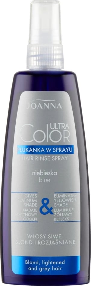 Spray për flokë Joanna Ultra Color System Spray Rinse për femra, niebieska, 150ml