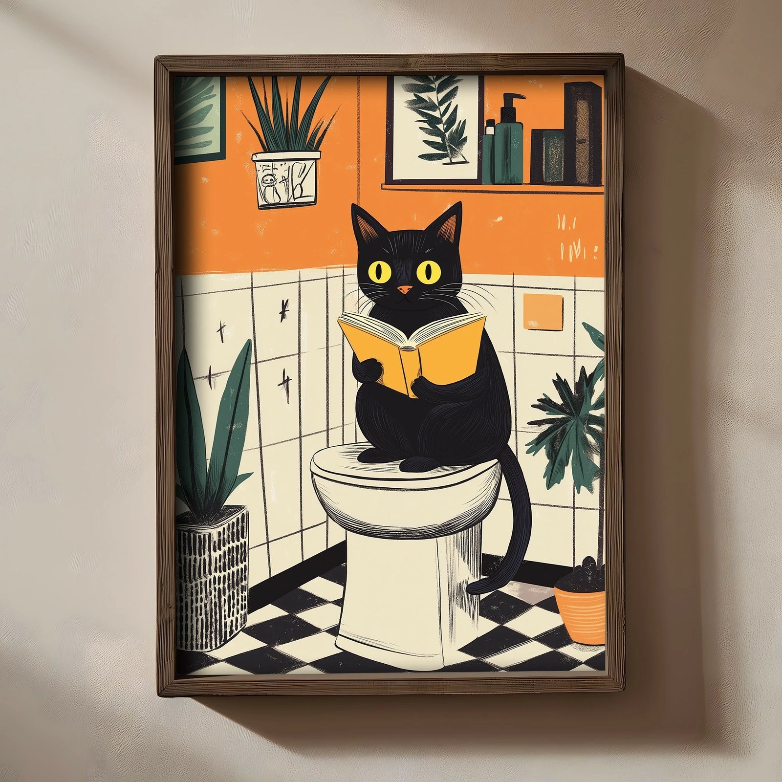 Pikturë dekorative me kornizë MDF, shumëngjyrëshe, Wallity, TUN007-XL, 50x70x3.5cm