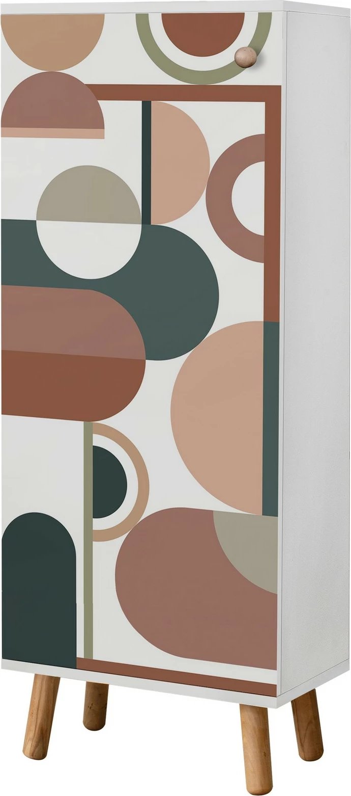 Dollap këpucësh Hanah Home, Vegas - B 942, ngjyrë e bardhë, dizajn modern, 50x135x38cm