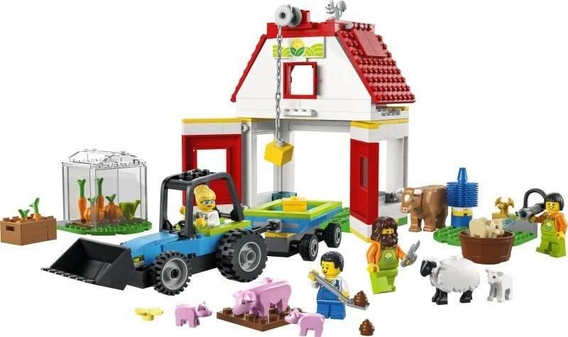 Lodër për fëmijë LEGO City 60346, Barn and farm animals