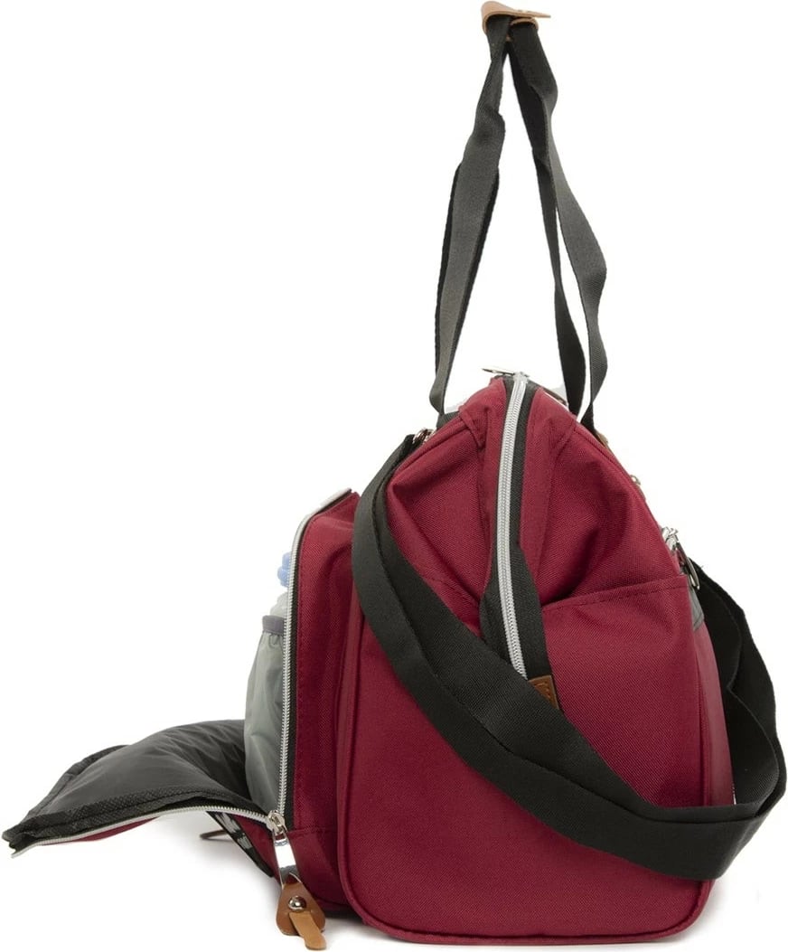 Çantë për pelena, Zoozie Bags, 2154 - 32109, ngjyrë e kuqe e thellë