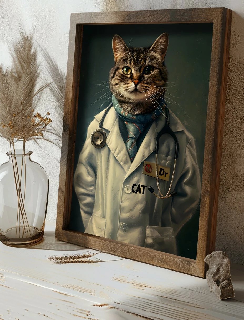 Pikturë dekorative me kornizë MDF, Wallity, GE036-L, shumëngjyrëshe