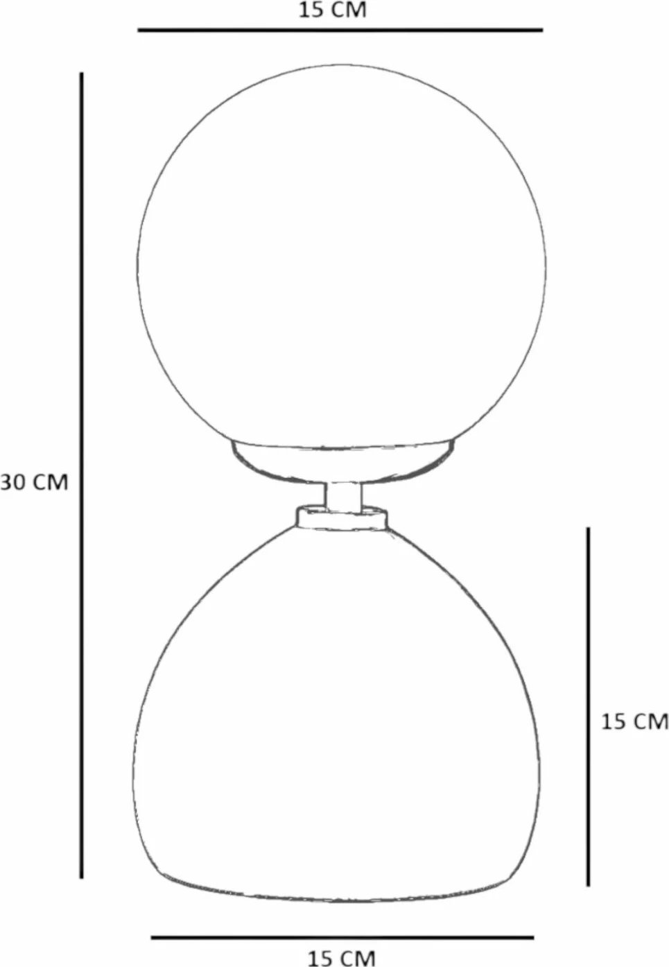 Llambë tavoline Opviq, 8898-8