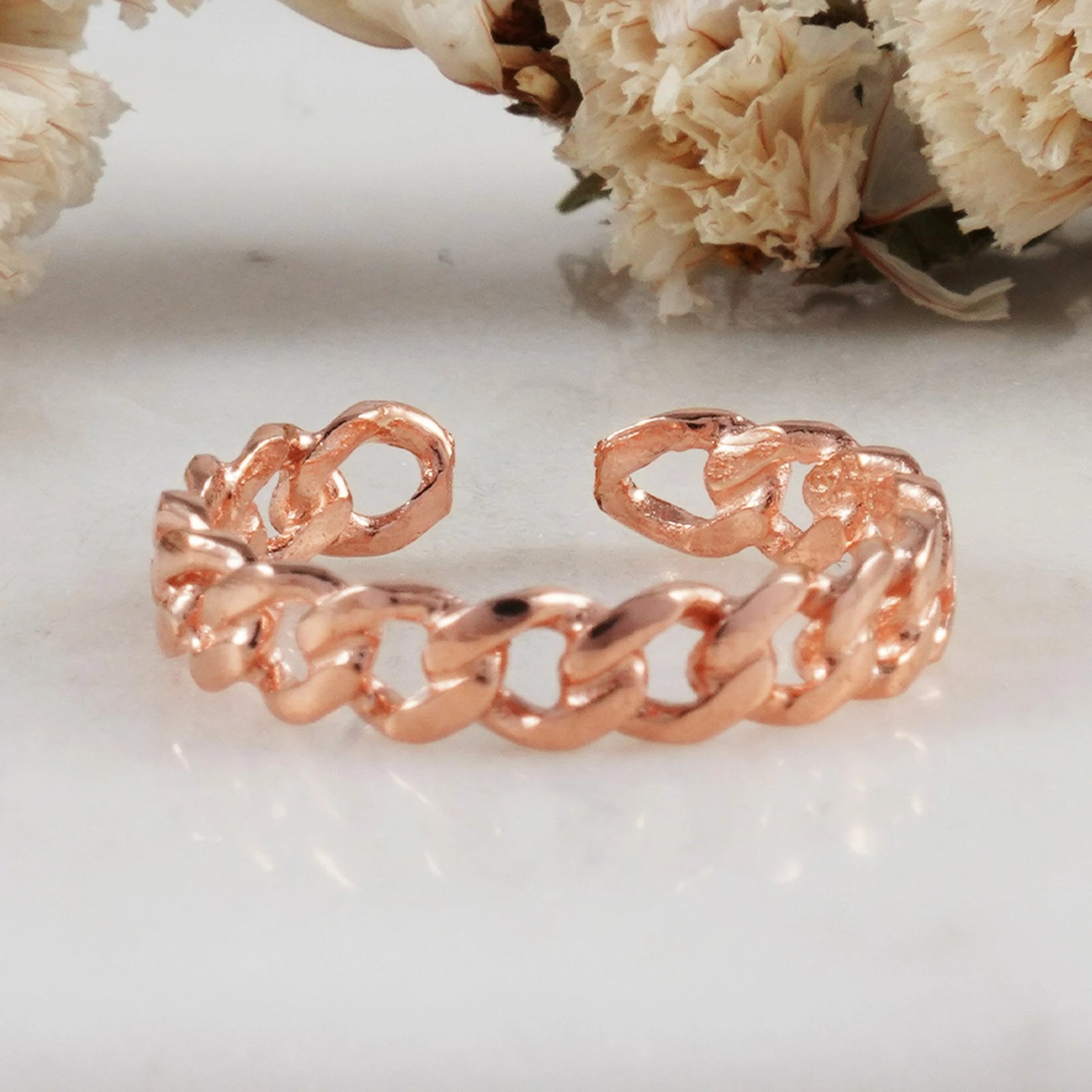 Unazë argjendi Jumeon, ngjyrë ari rozë, 9959ROS