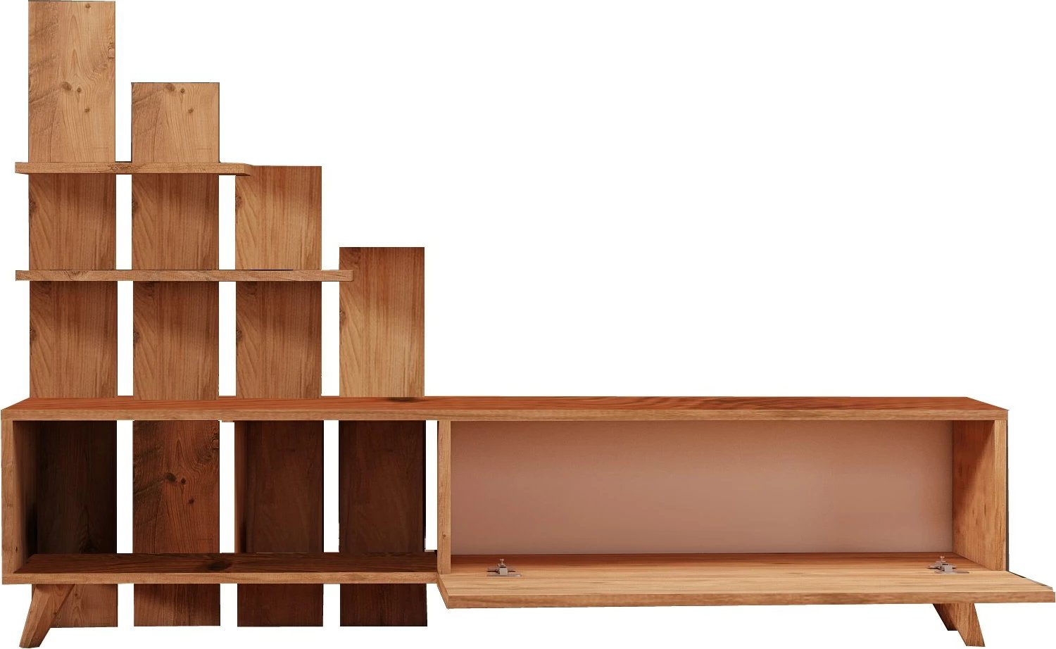 Komodë televizori Hanah Home, ngjyrë pishë Atlantike