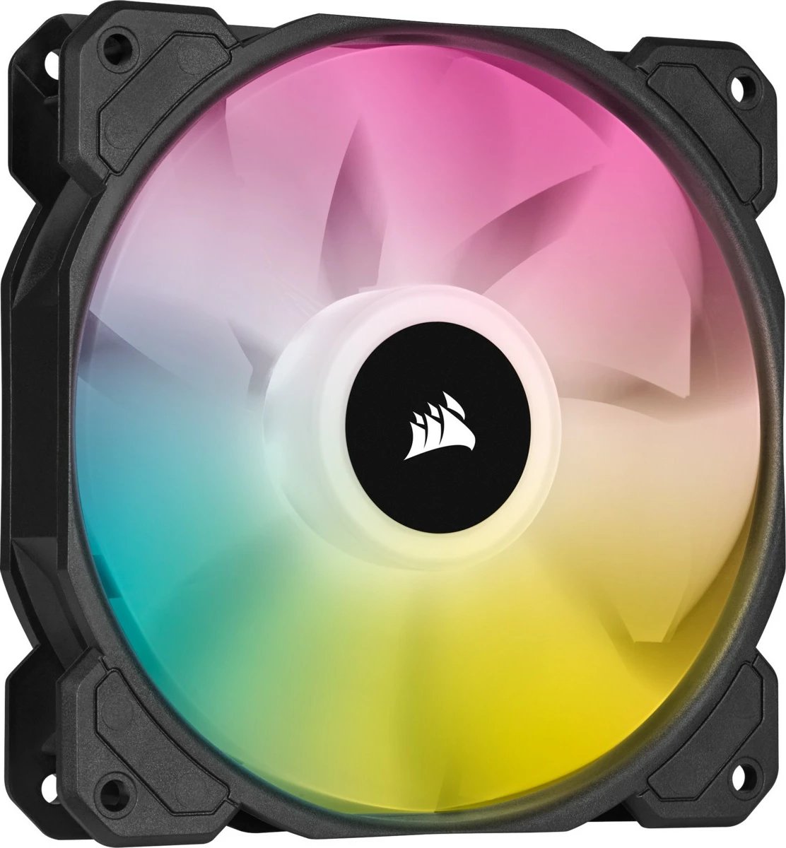 Ventilator Corsair SP120 RGB ELITE, 12 cm, 550 RPM, 1500 RPM, i zi Ventilator Corsair SP120 RGB ELITE, 12 cm, 550 RPM, 1500 RPM, i zi