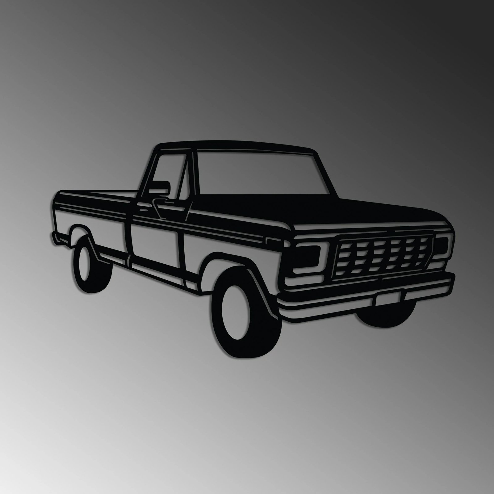 Aksesor dekorativ metalik për mur, Wallity, FORD F-250 Ranger Pickup