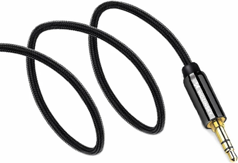 Kabllo audio Wozinsky AUX, 2x mini jack 3.5mm, 2m, e zezë Kabllo audio Wozinsky AUX, 2x mini jack 3.5mm, 2m, e zezë