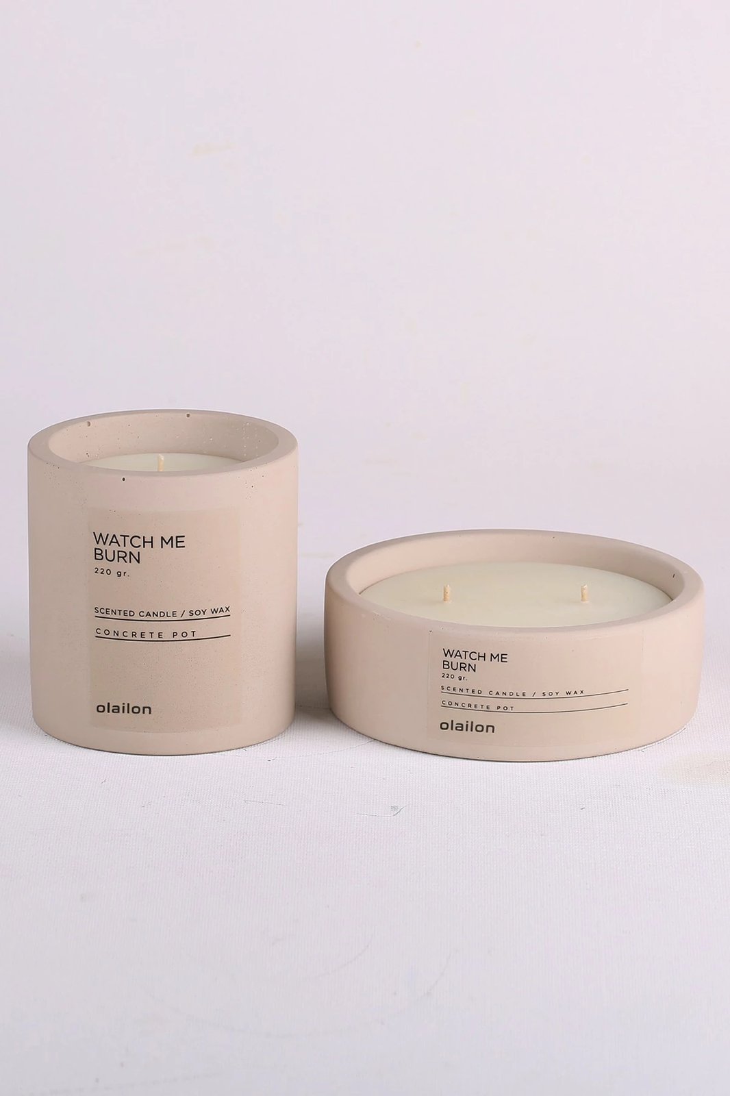 Set qirinjsh (2 copë), Aberto Design, Watch Me Burn